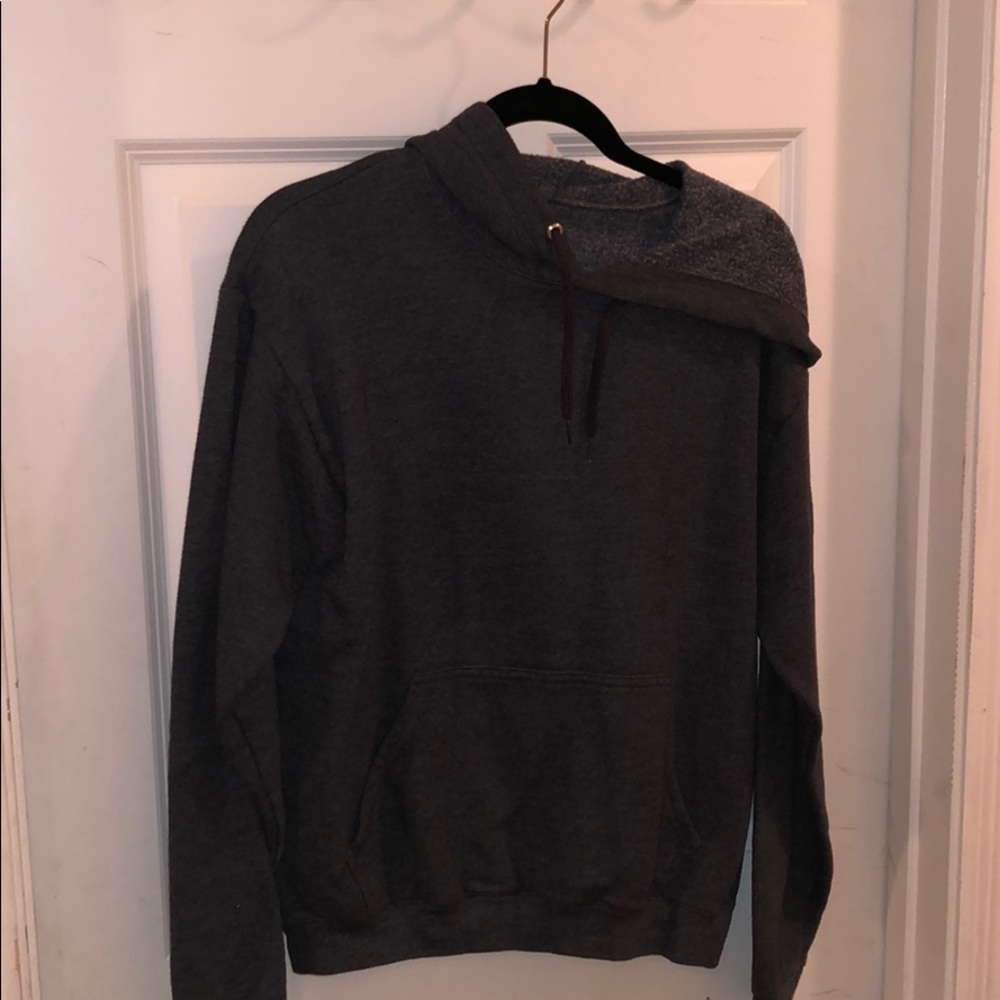 Plain grey hoodie
